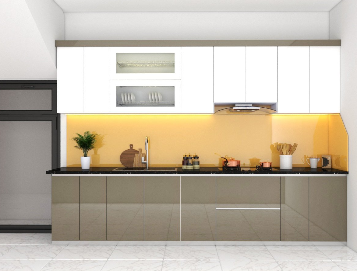 Tủ Bếp Cánh Acrylic: Vẻ Đẹp Sang Trọng, Hiện Đại Cho Không Gian Bếp